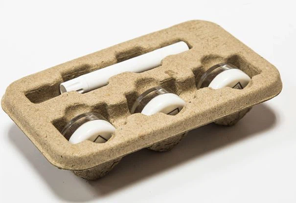 Moulded Fiber For Suit Cosmetics Packaging